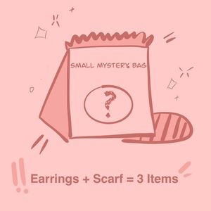 Small mystery grab bag (earrings,scarf